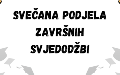 Svečana podjela završnih svjedodžbi