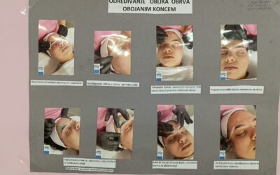 Edukativni plakat u kozmetičkom praktikumu