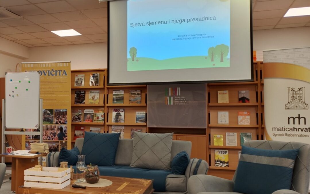 Od sjemena do presadnice: edukativno predavanje za građane u gradskoj knjižnici