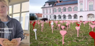 Dekorativna srca kao rezultat učeničke mobilnosti