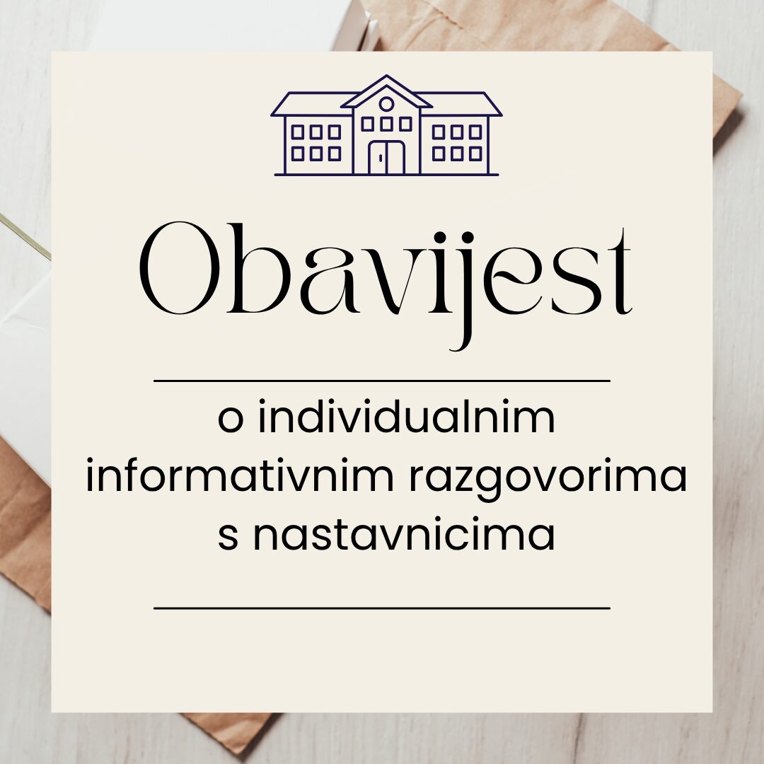 IOŠ Obavijest Konzultacije