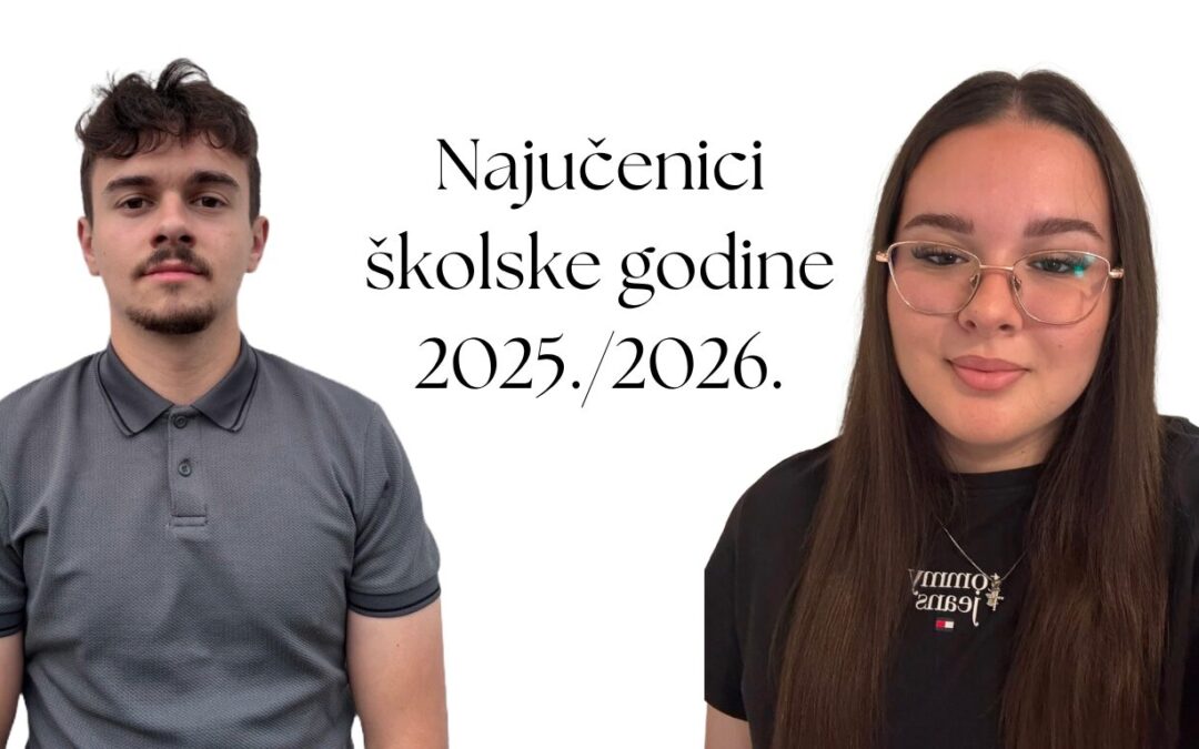 Ponos škole: Najučenici školske godine 2025./2026.