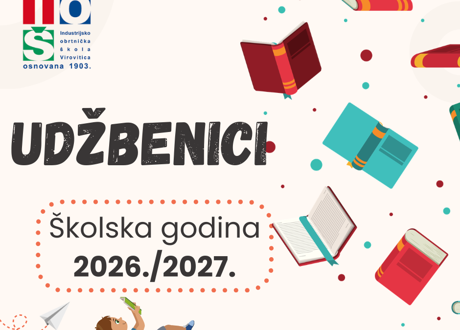 Popis udžbenika za školsku godinu 2026./2027.
